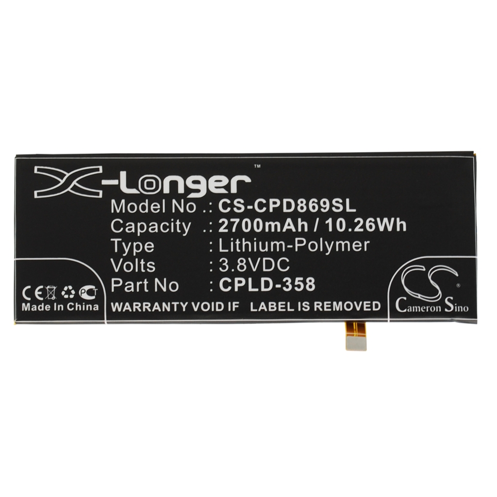 Batterie de téléphone portable Coolpad CS-CPD869SL