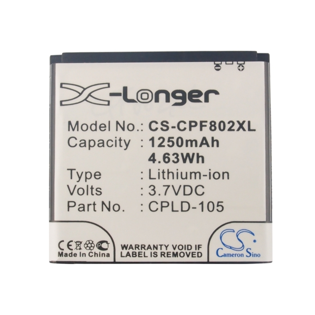 Batterie compatible avec Coolpad CS-CPF802XL