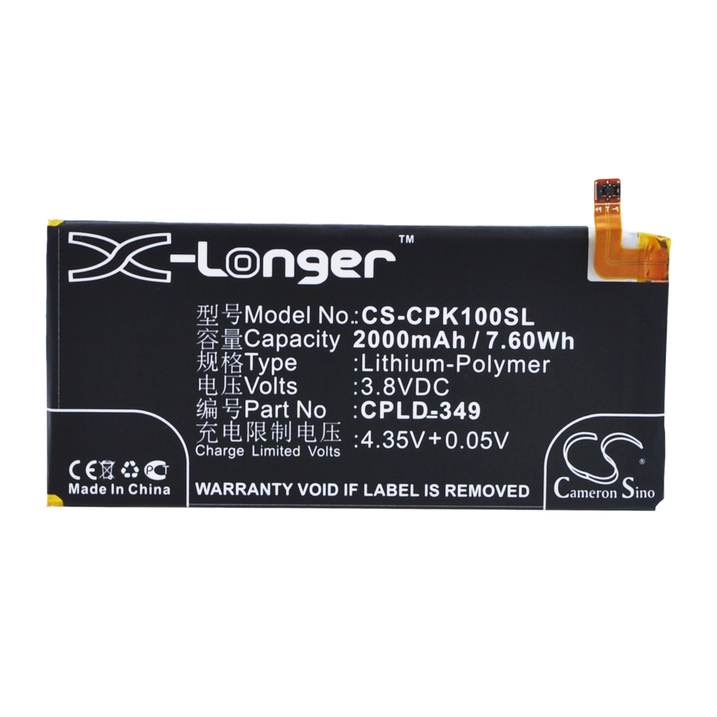 Batterie compatible avec Coolpad CS-CPK100SL