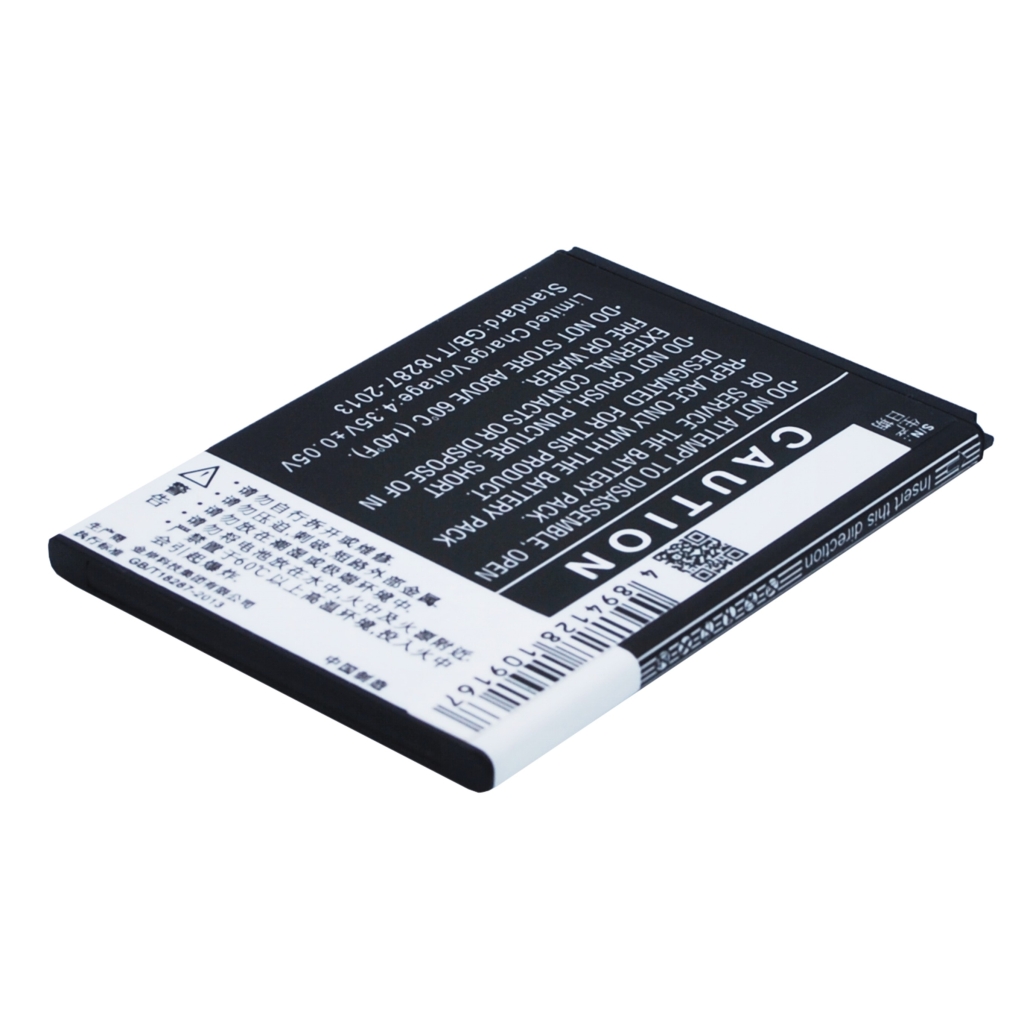 Batterie Cameron Sino CS-CPY600SL, face d'avertissement arrière