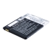 Batterie Cameron Sino CS-CPY600SL, face d'avertissement arrière avec contacts