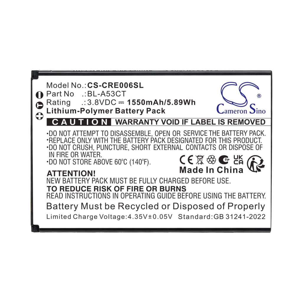 Batterie pour Consumer cellular SL006-CC