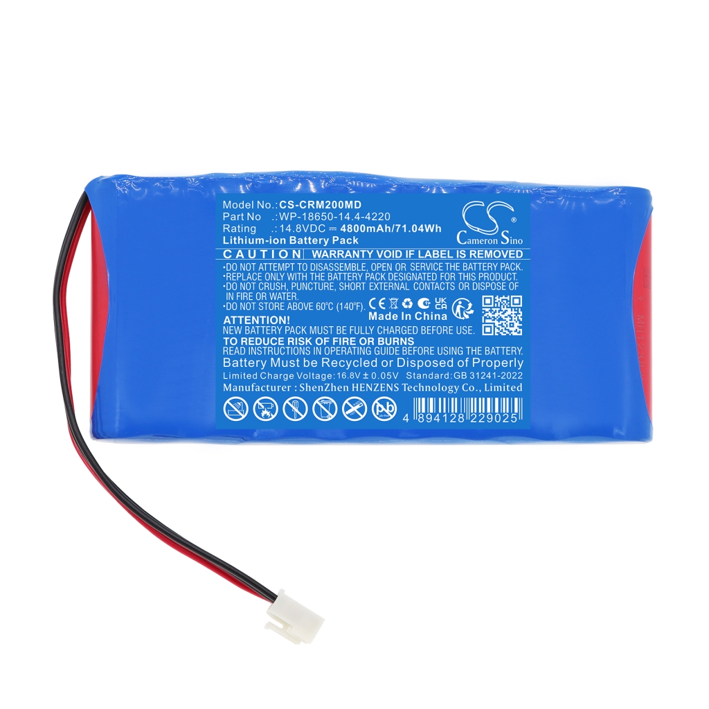Batterie compatible avec Carewell CS-CRM200MD