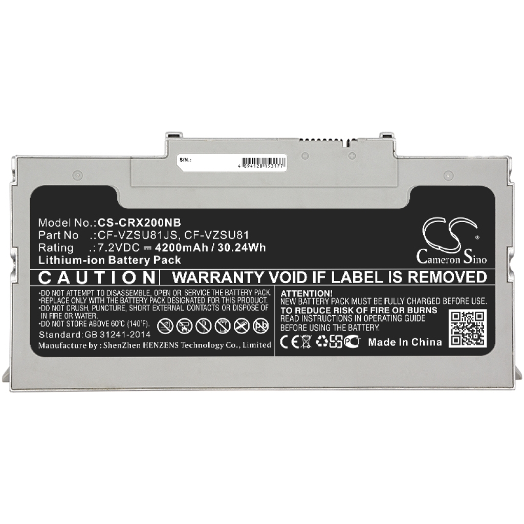 Batterie pour ordinateur portable Panasonic CS-CRX200NB