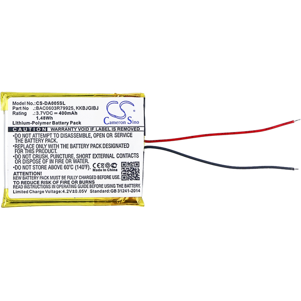 Battery for CREATIVE Zen 8GB