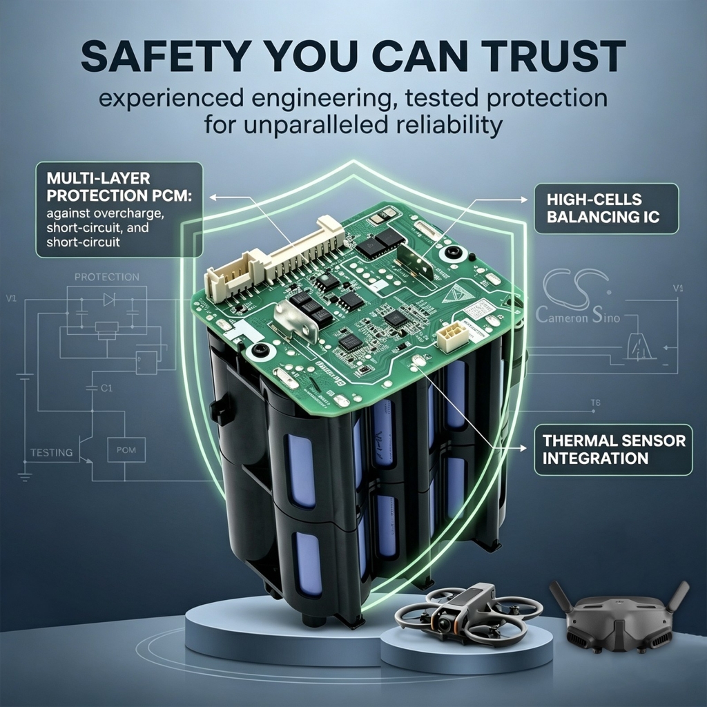 Batteries compatible avec DJI AVATA 2 Goggles CS-DAG200SL
