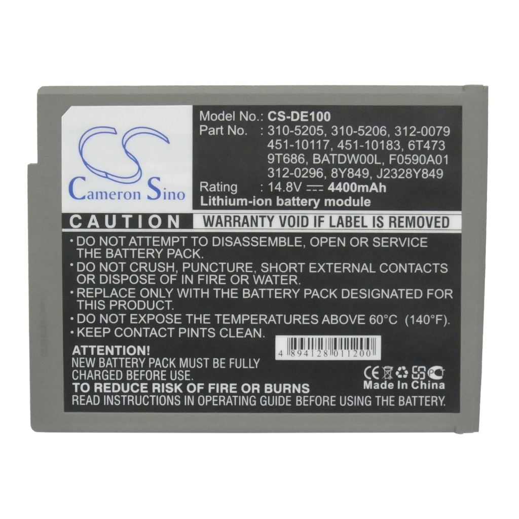 Batterie compatible avec DELL CS-DE100