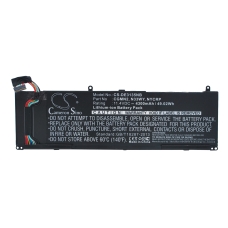 Remplacement de batterie compatible pour DELL 0CGMN2,CGMN2,N33WY,NYCRP,P19T...
