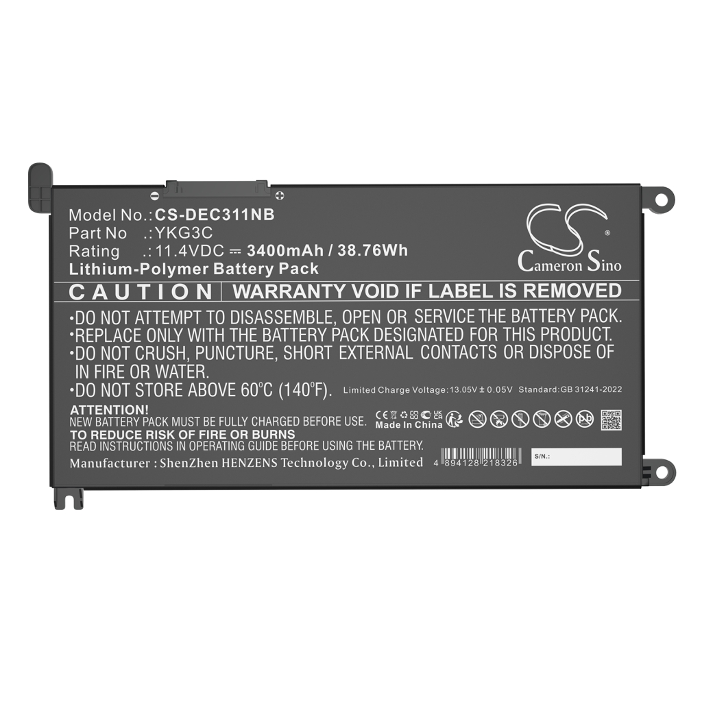 Battery Replaces YKG3C