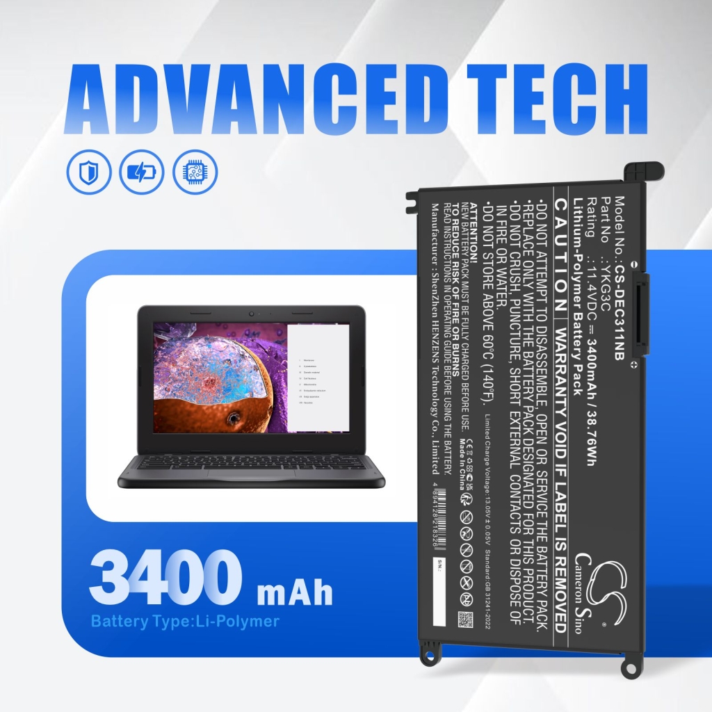 Battery Replaces YKG3C
