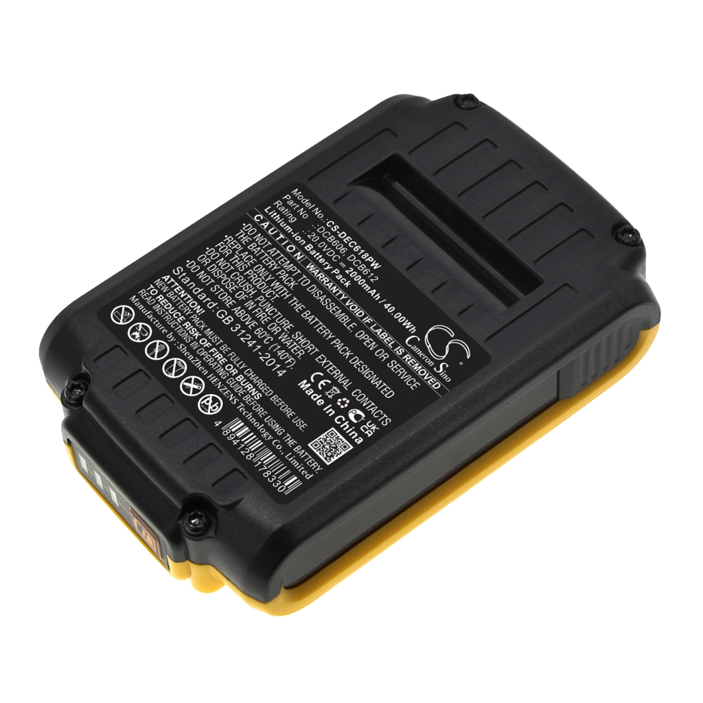 Battery industrial Dewalt DCS380