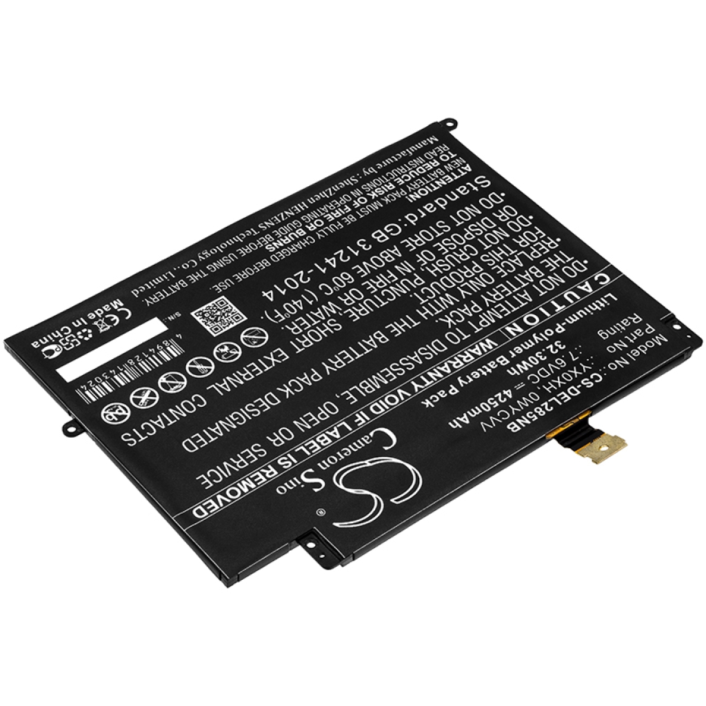 Batterie pour ordinateur portable DELL CS-DEL285NB