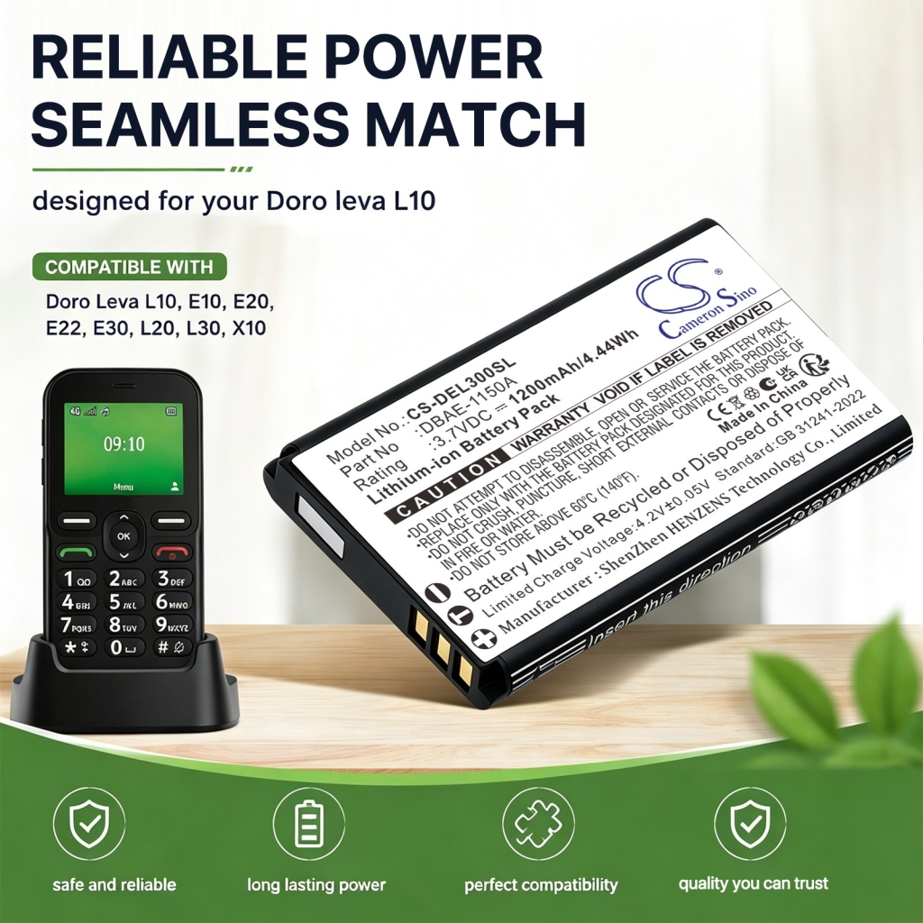 Batterie compatible avec Doro