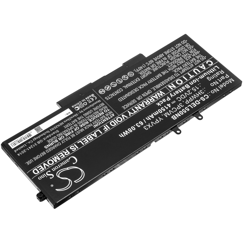 Batterie compatible avec DELL CS-DEL550NB