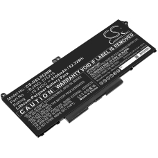 Remplacement de batterie compatible pour DELL 075X16,RJ40G