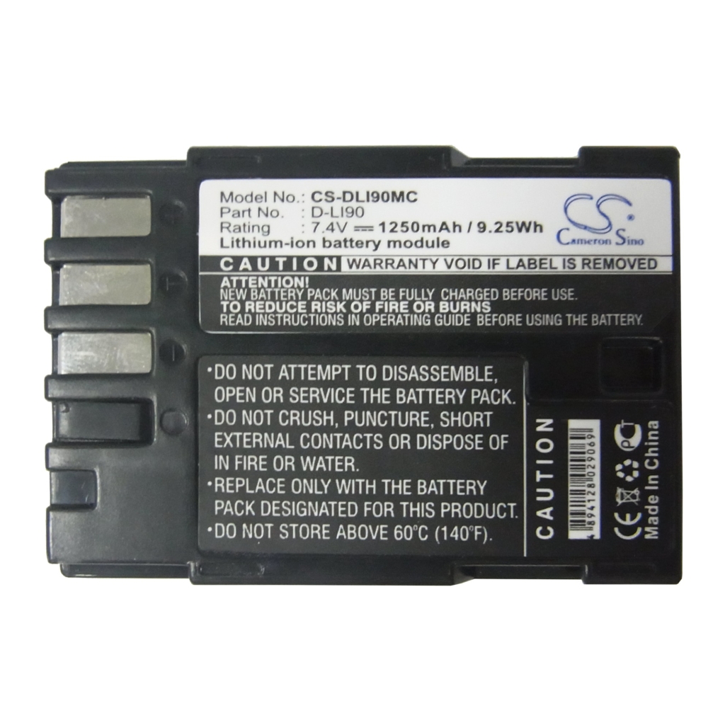 Batterie de l'appareil photo PENTAX K5IIs