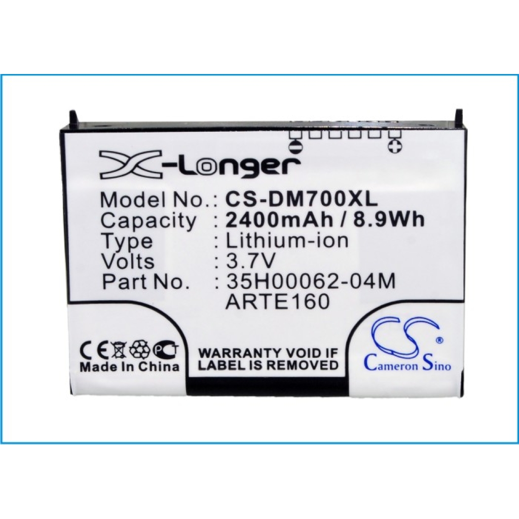 Batterie compatible avec Qtek O2 CS-DM700XL