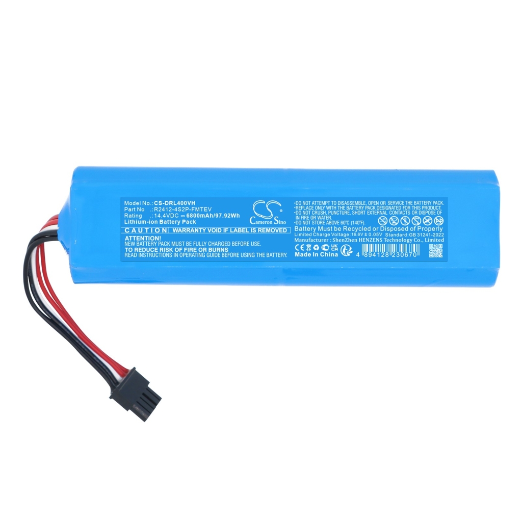 Battery compatible with Dreame Mova CS-DRL400VH