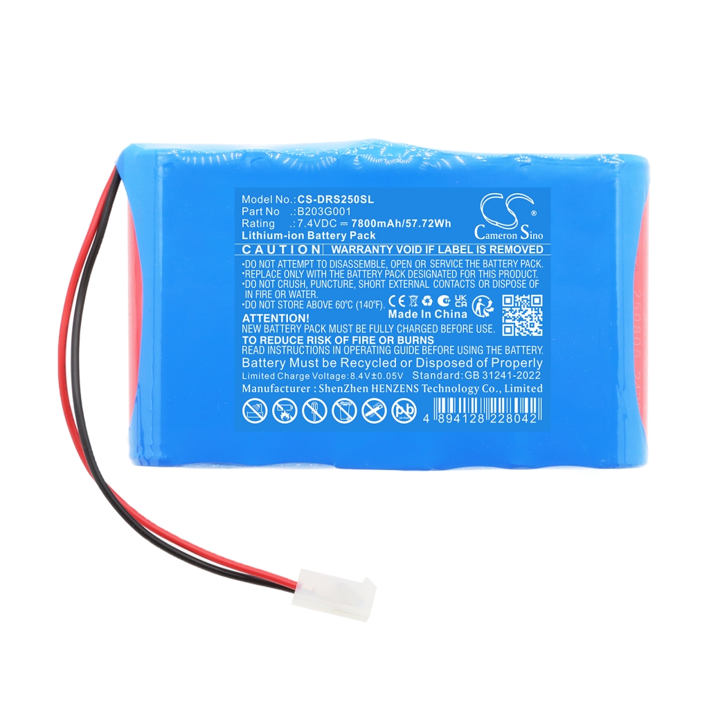 Batterie compatible avec Deviser CS-DRS250SL