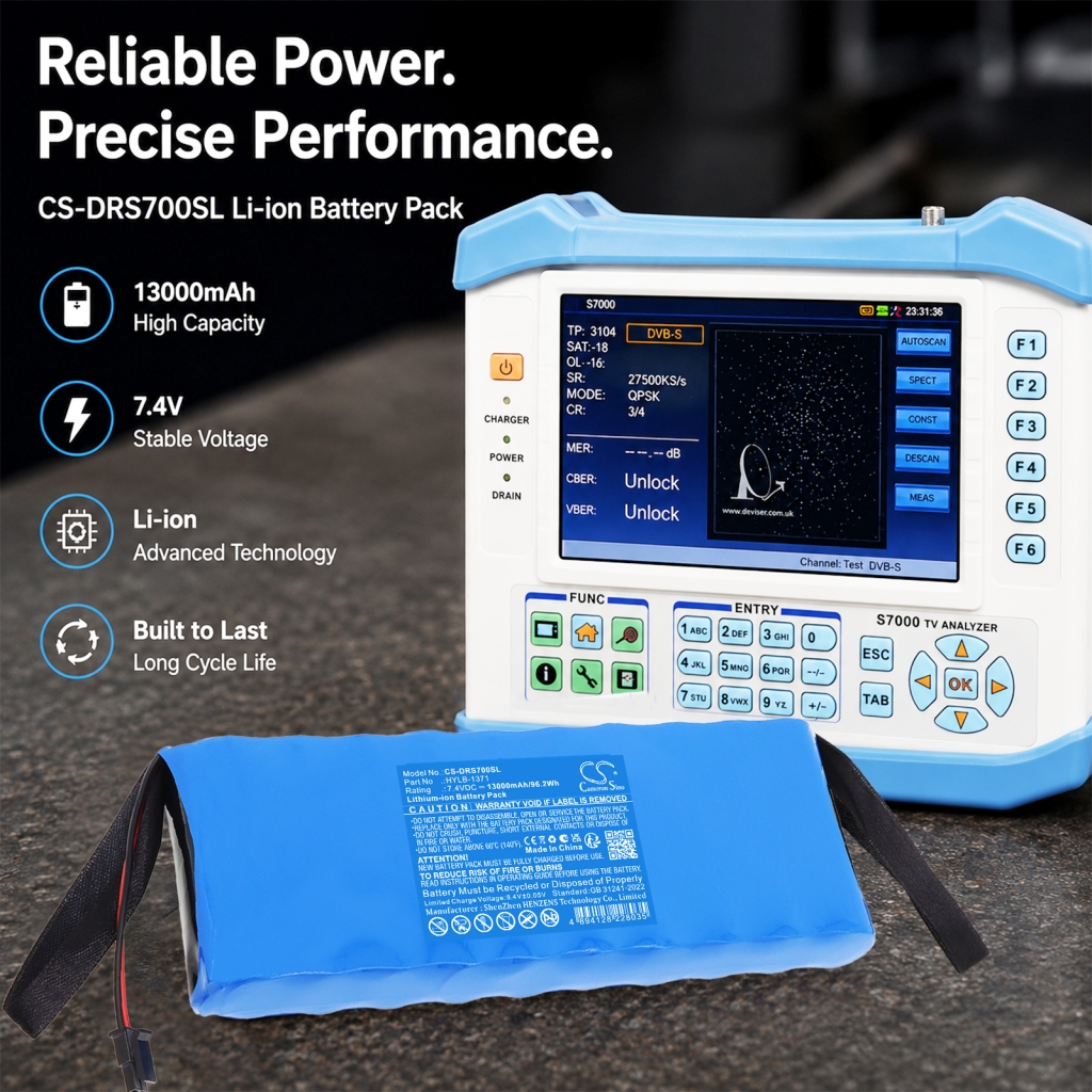 Batterie compatible avec Deviser Deli CS-DRS700SL