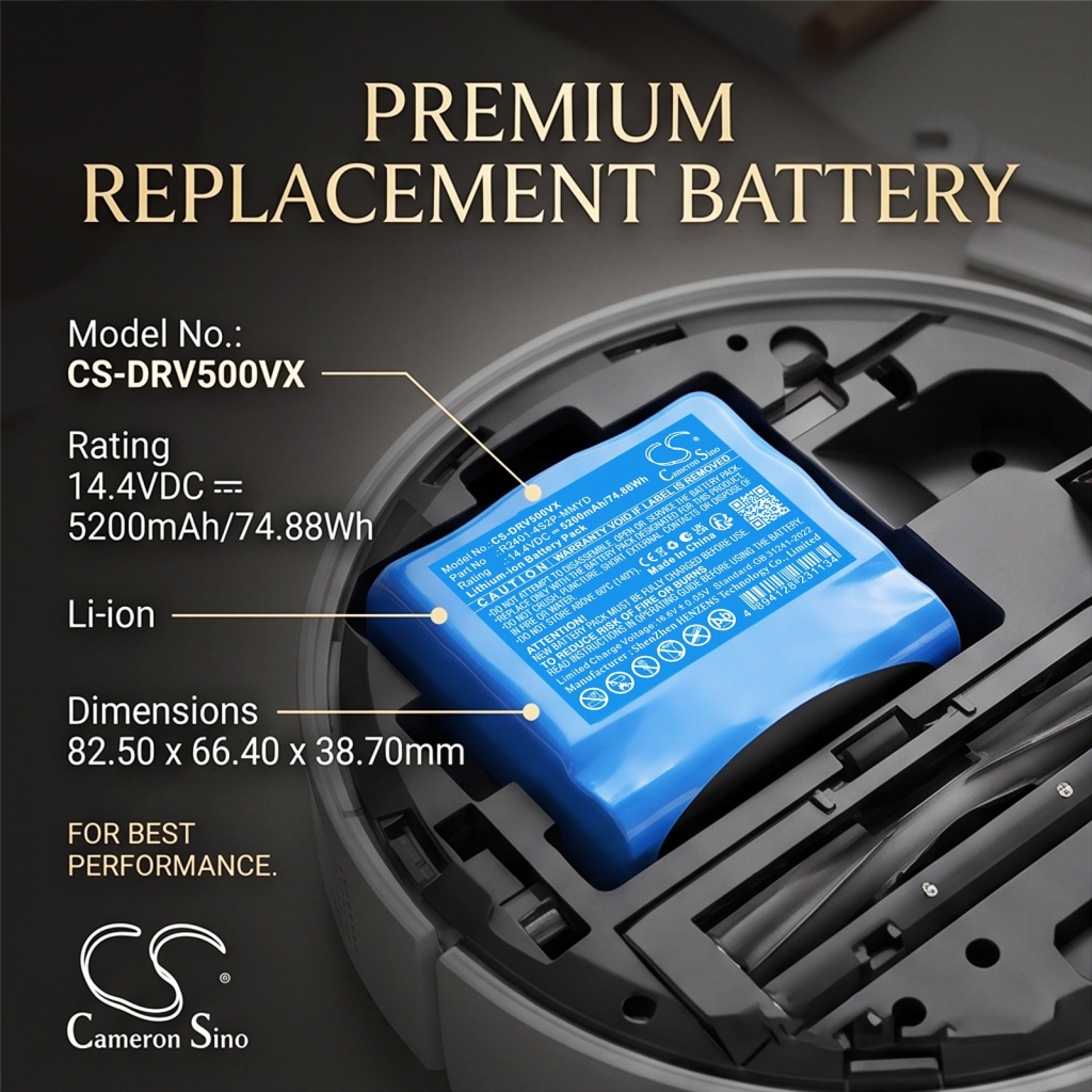 Batterie compatible avec Mova CS-DRV500VX