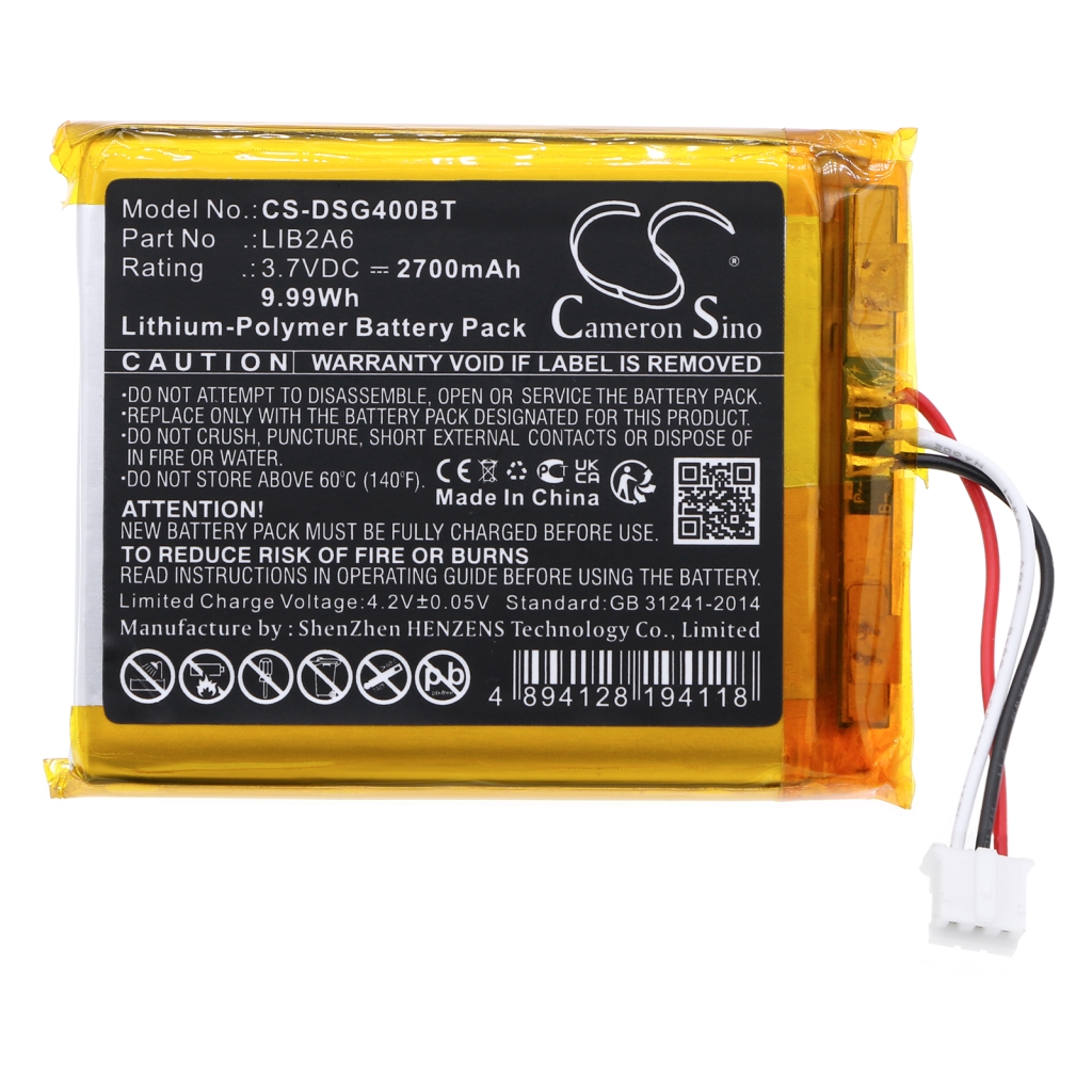 Batterie de caméra de sécurité domestique Visonic CS-DSG400BT