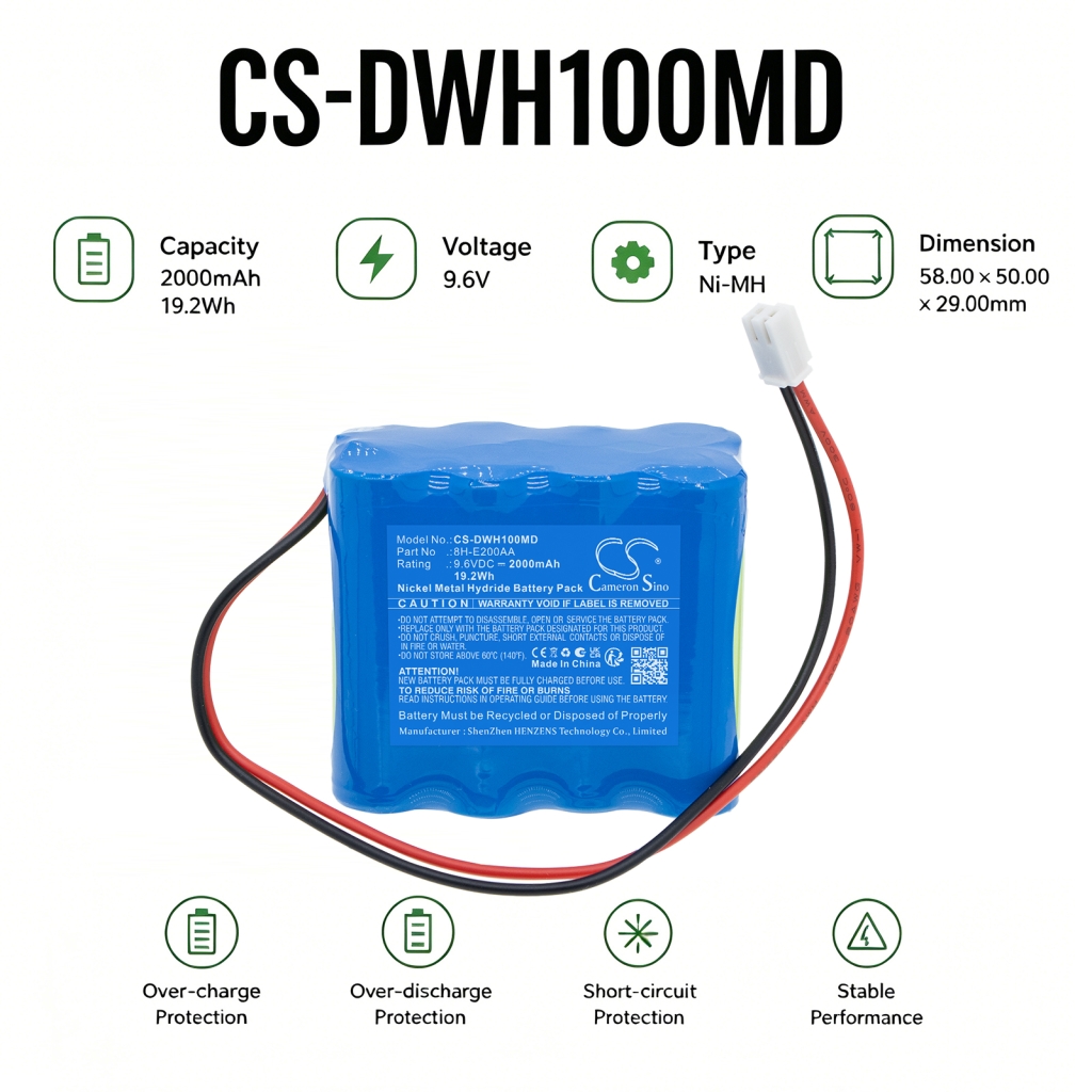 Batterie pour DAIWHA AITECS-DF12