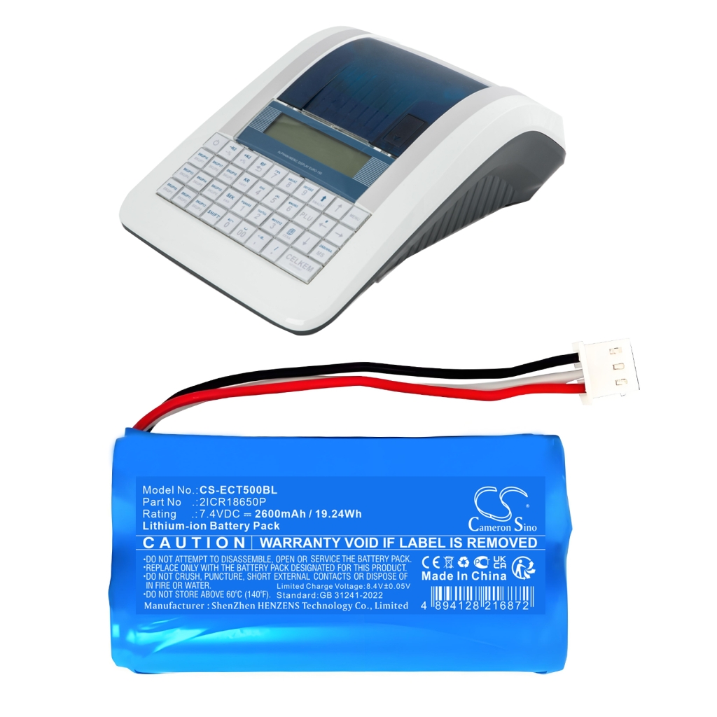 Terminal de paiement Batterie Elcom CS-ECT500BL