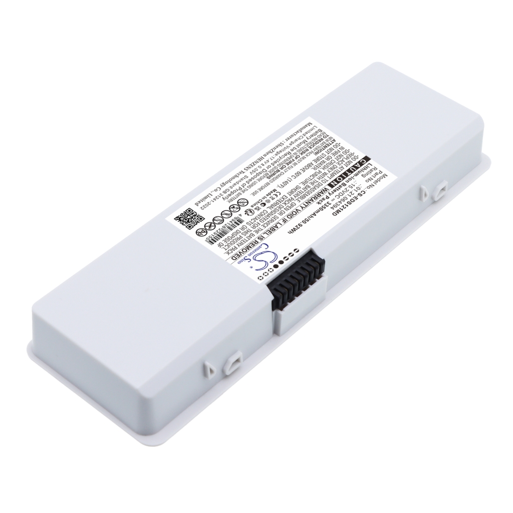 Cameron Sino CS-EDS121MD vue arrière inclinée, boîtier blanc avec connecteur multipoints et clips de fixation