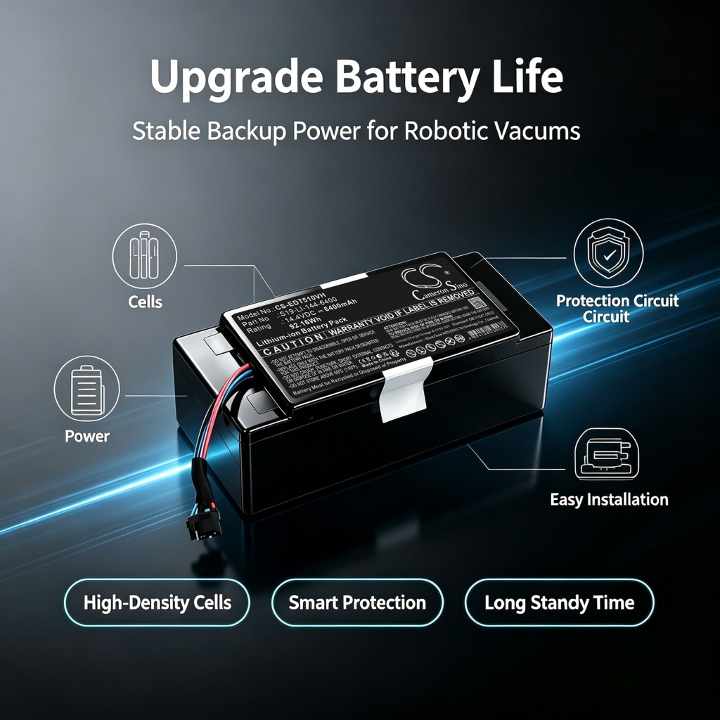 Batterie compatible avec Ecovacs Yeedi CS-EDT510VH
