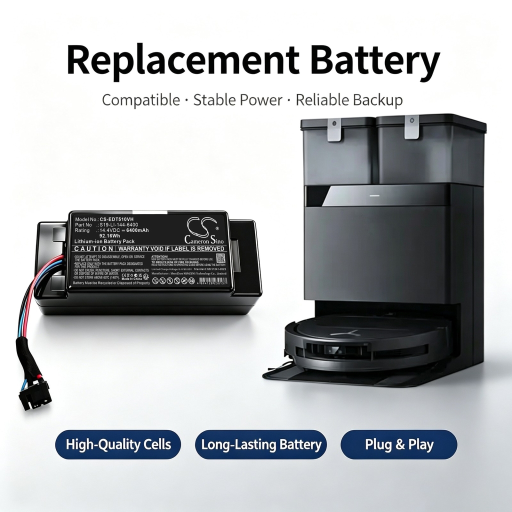Batterie compatible avec Ecovacs Yeedi CS-EDT510VH