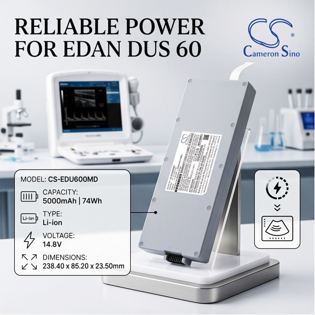 Batterie compatible avec Edan CS-EDU600MD