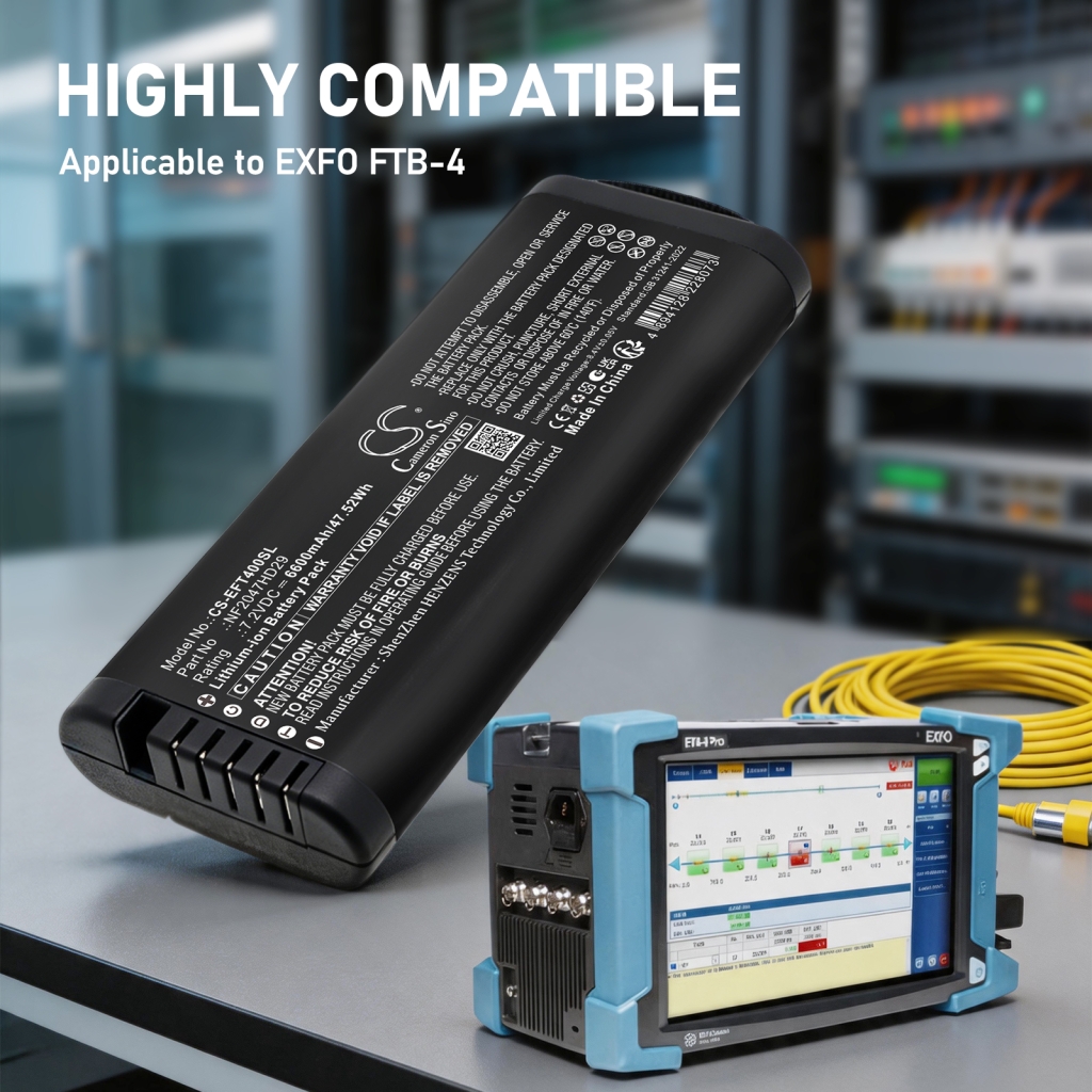 Batterie Remplace EXFO NF2047HD34