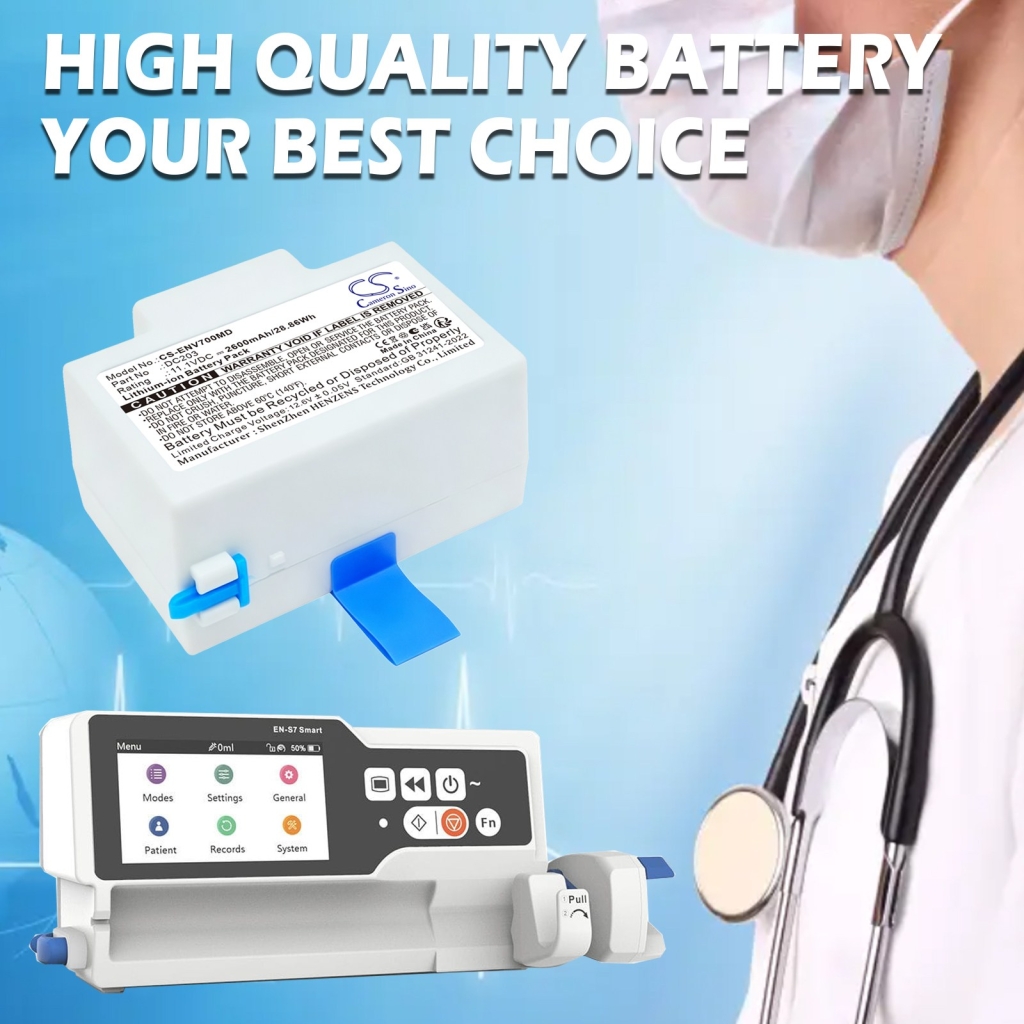 Batterie compatible avec Enmind CS-ENV700MD