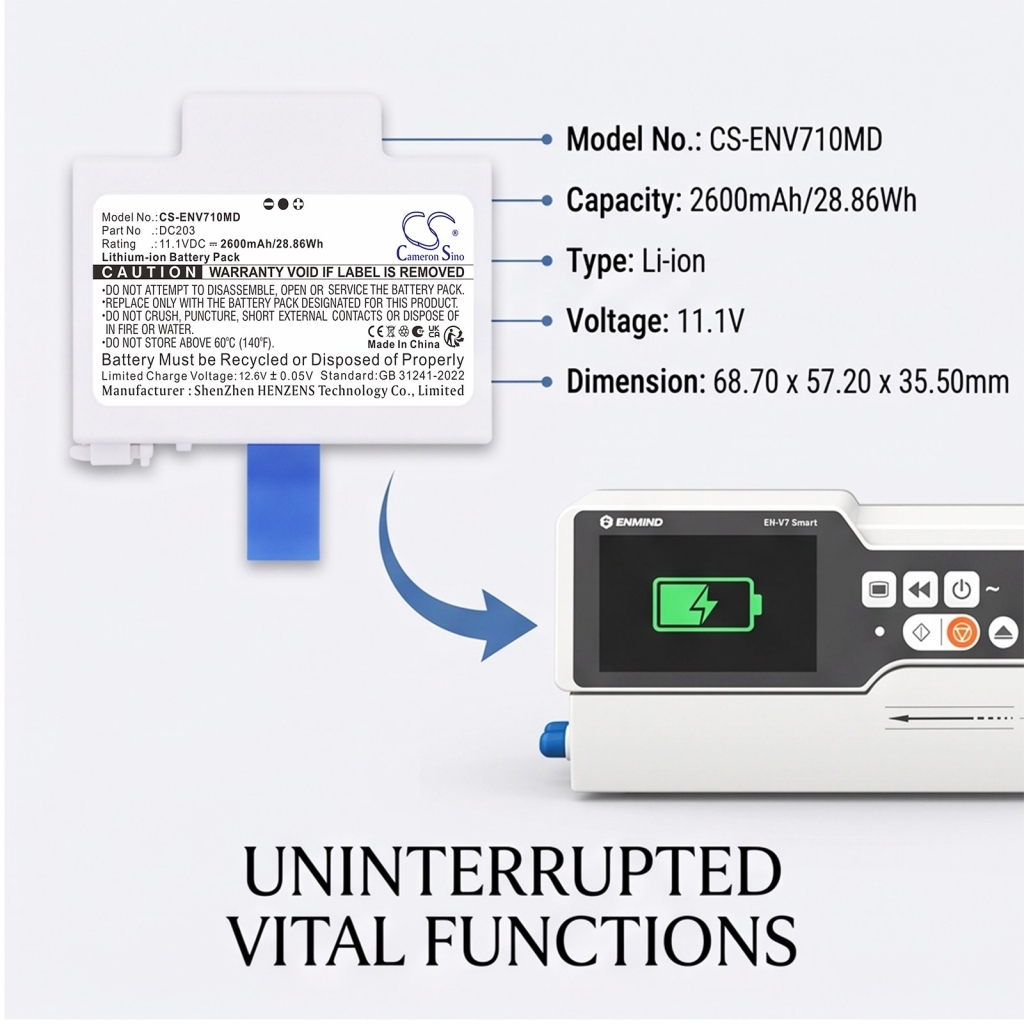 Batterie compatible avec Enmind