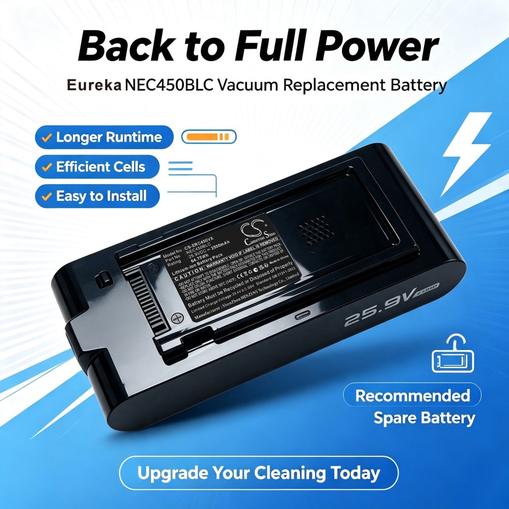 Battery compatible with Eureka