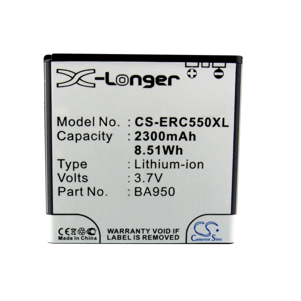 Batterie compatible avec Sony Ericsson CS-ERC550XL