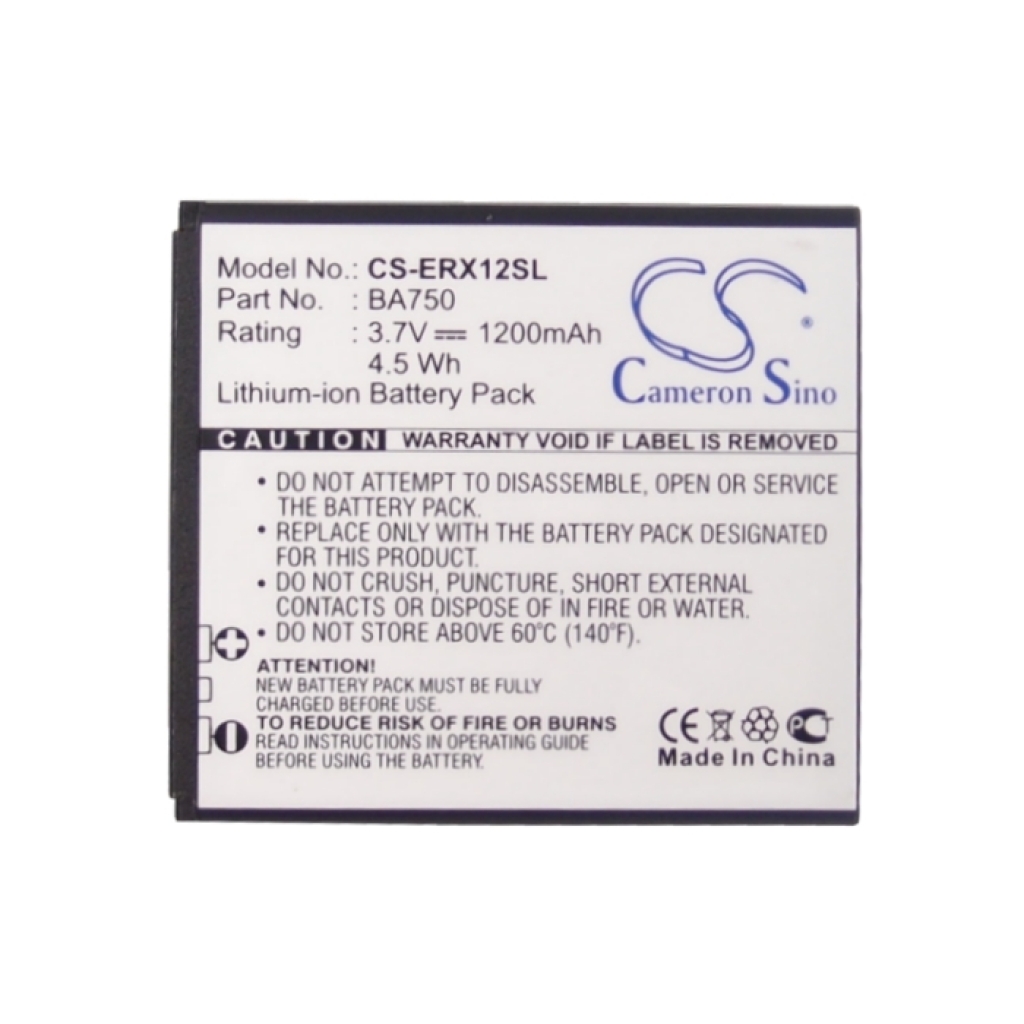 Mobile Phone Battery Sony Ericsson LT18