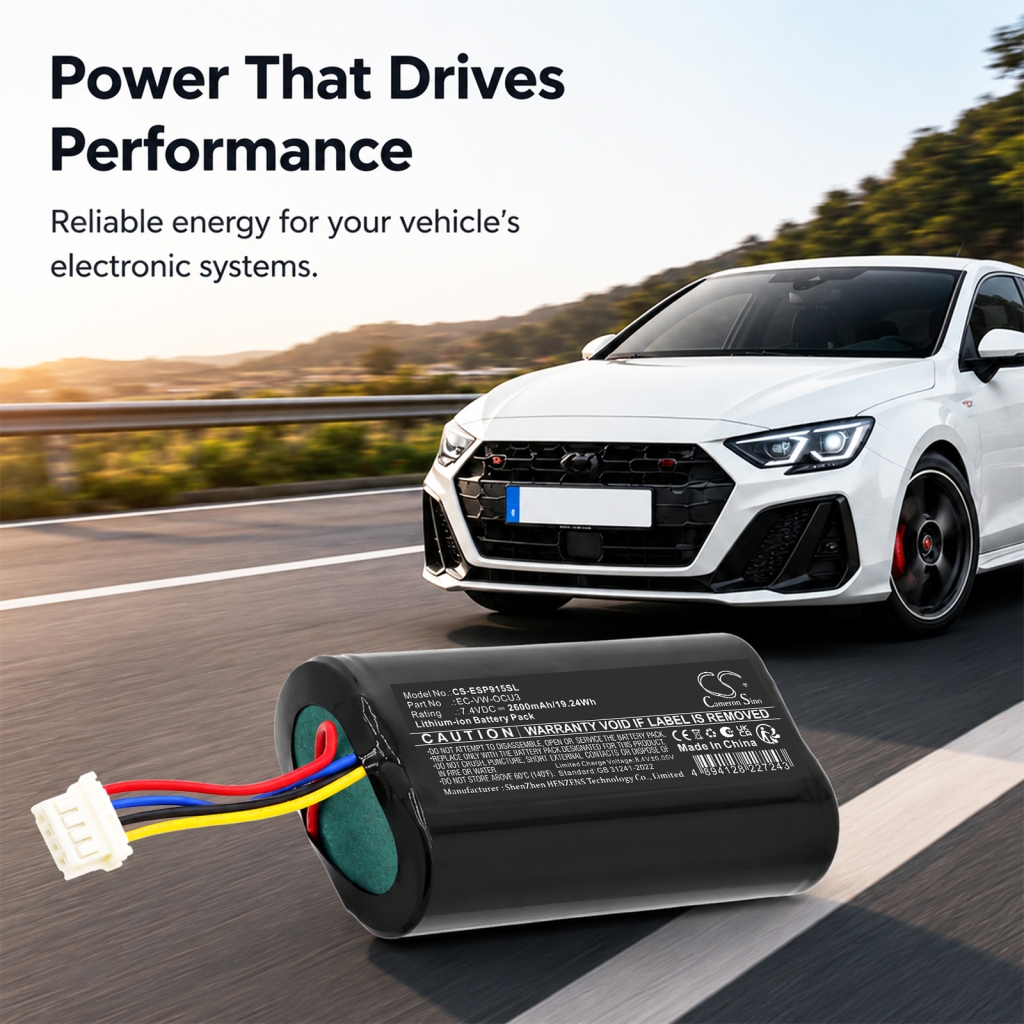 Batterie compatible avec Volkswagen Audi Seat Skoda CS-ESP915SL