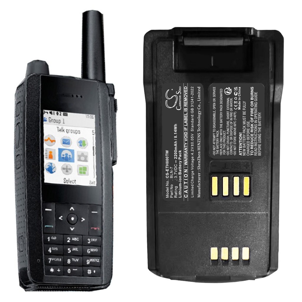 Batterie radio bidirectionnelle EADS CS-ETH800TW