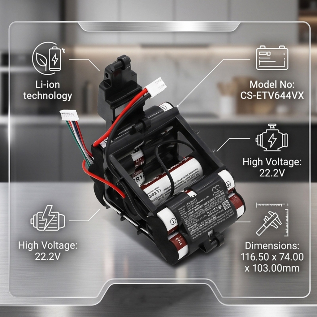Batterie compatible avec Eta CS-ETV644VX