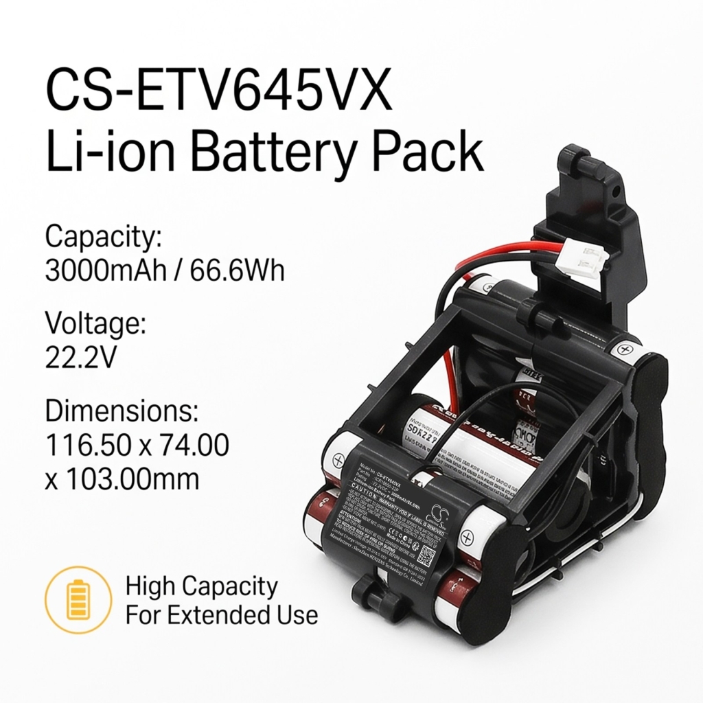 Batterie compatible avec Eta CS-ETV645VX