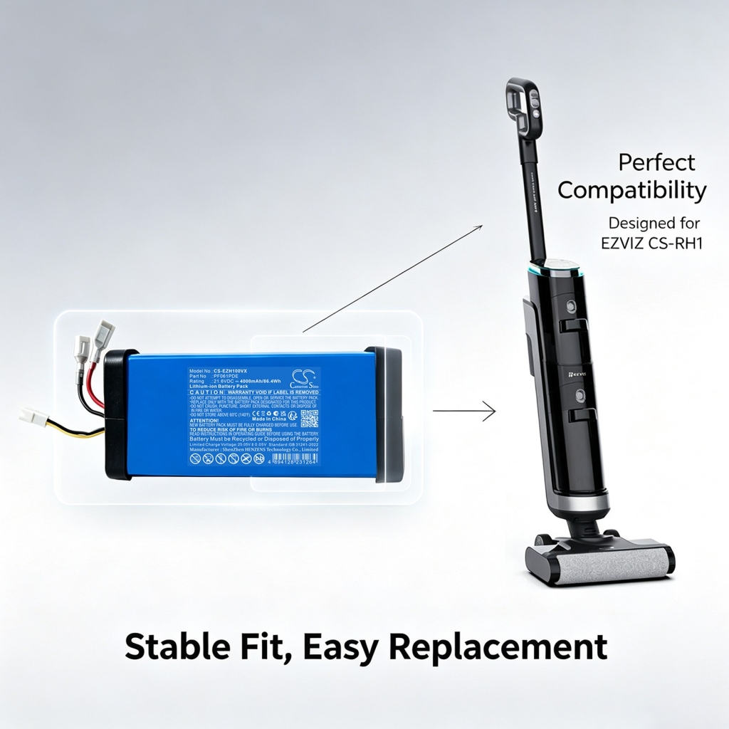 Batteries compatible avec Ezviz CS-EZH100VX
