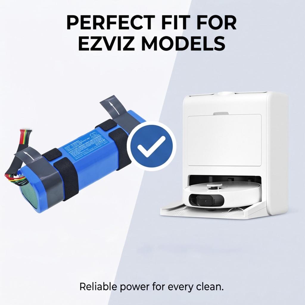 Batteries compatible avec EZVIZ RS2 Robot Vacuum Cleaner CS-EZR200VX