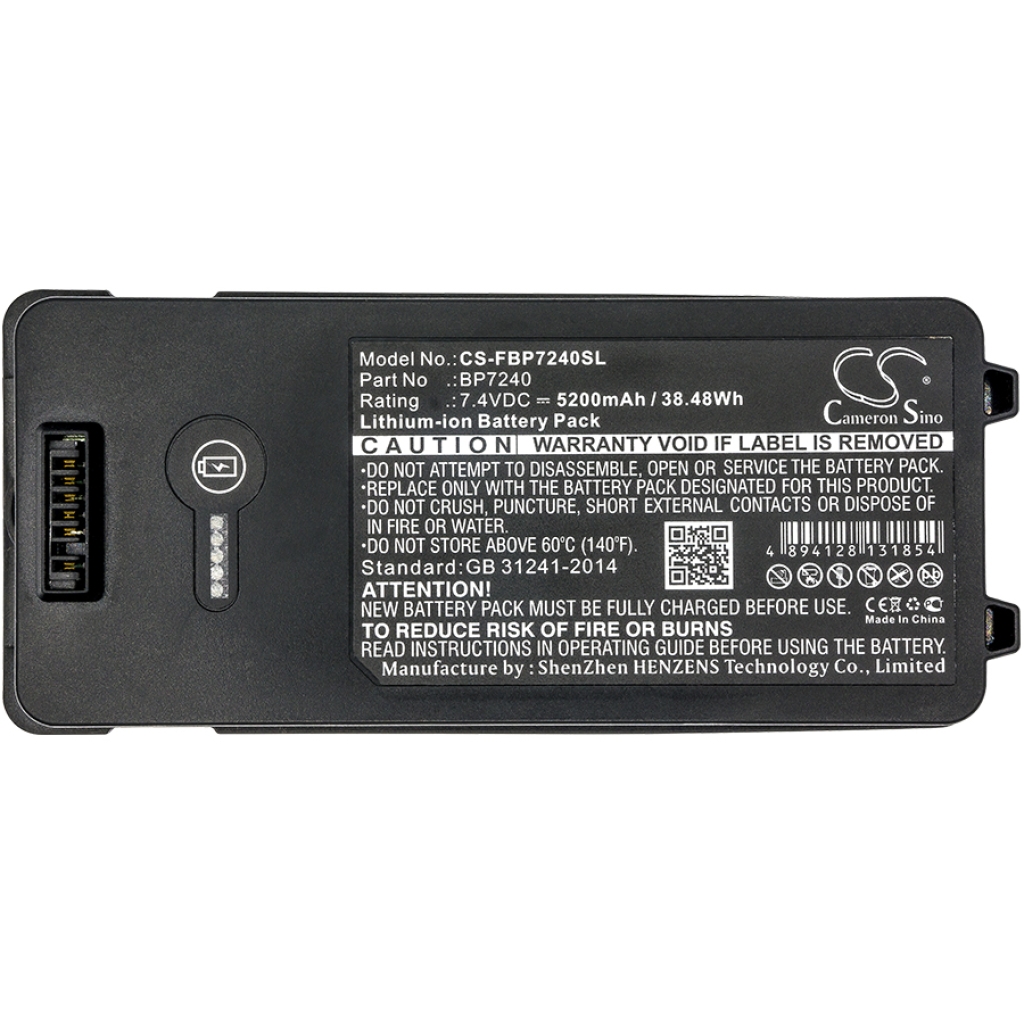 Compatible battery replacement for Fluke BP7240