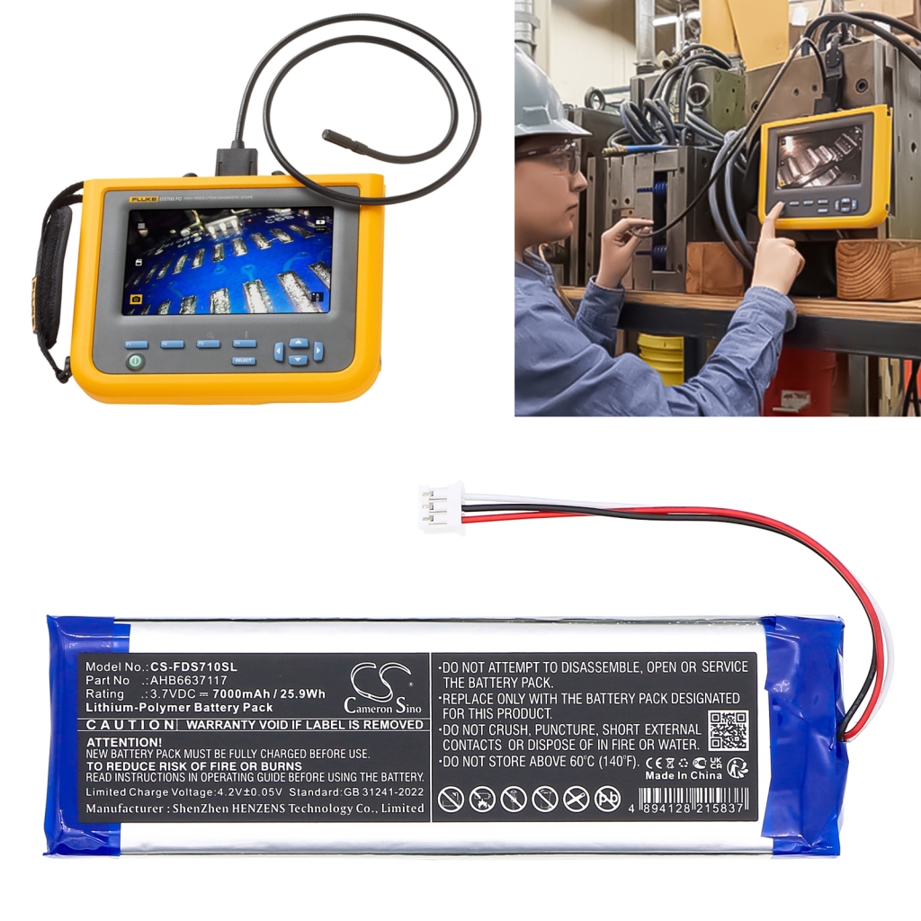 Outils électriques Batterie Fluke CS-FDS710SL