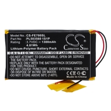 Remplacement de batterie compatible pour Fiio PL503560 1S1P