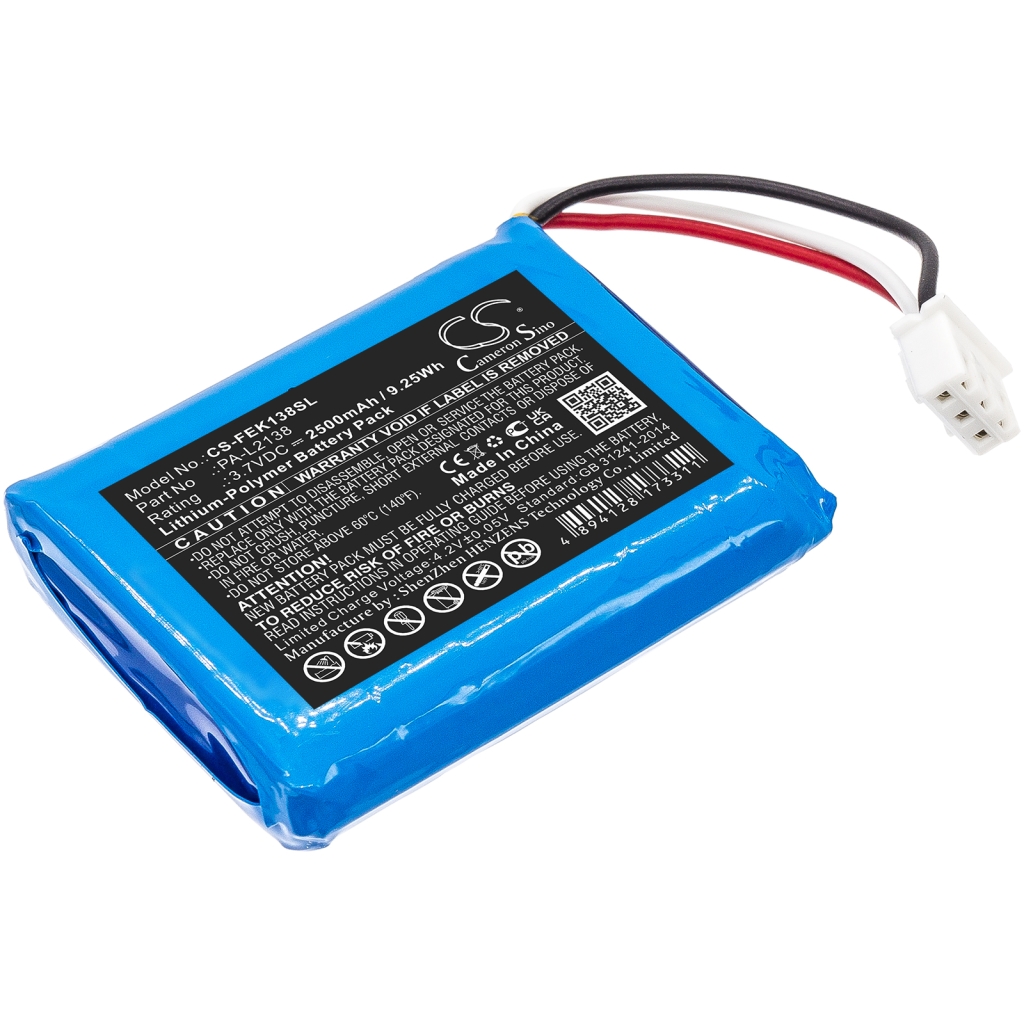 Batteries personnalisées Fey elektronik CS-FEK138SL