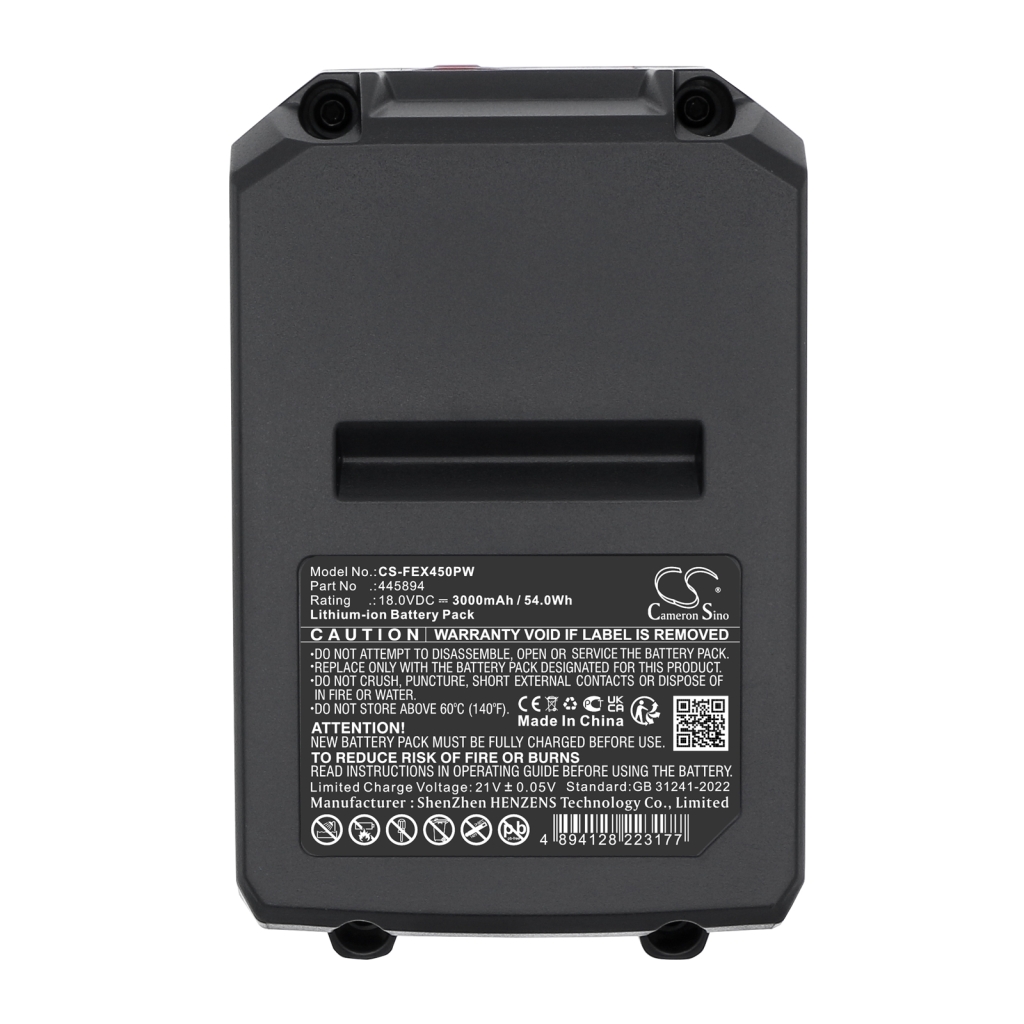 Remplacement de batterie compatible pour FLEX 445894