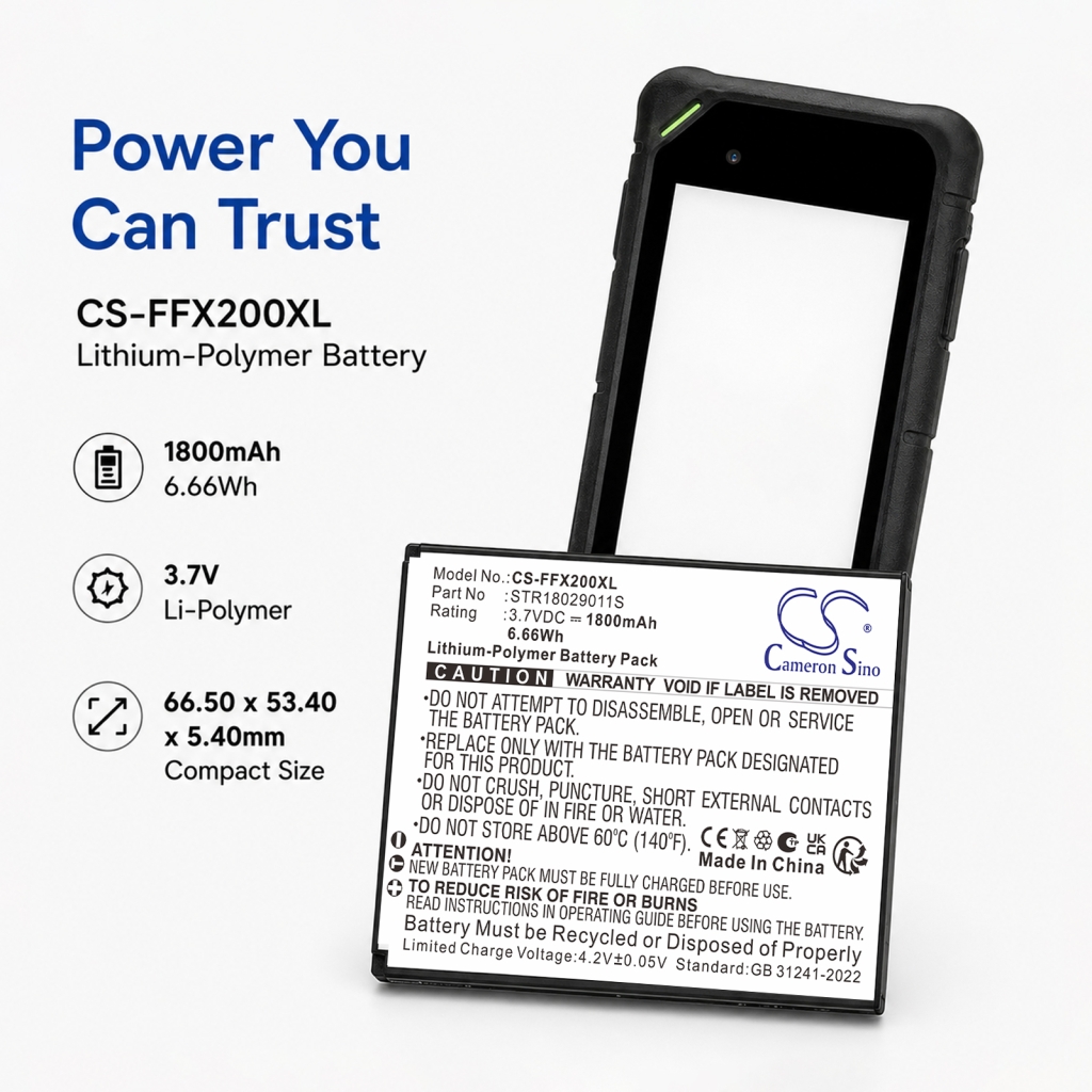 Batterie compatible avec Famoco CS-FFX200XL